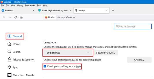 Enabling the dictionary on Firefox 2/2 (2023-07-28)