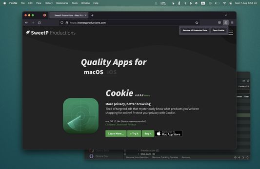 Cookie companion app