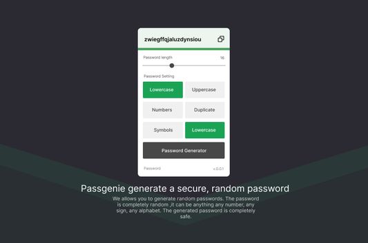 Passgenie-Motto