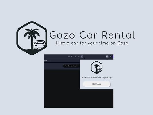 The most comfortable way to hire a car for your trip on Gozo with our Gozo Car Rental App