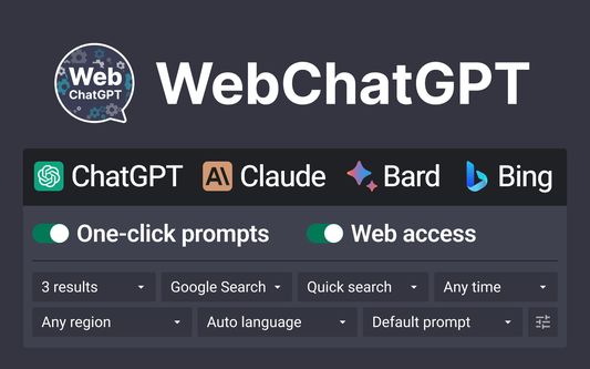 WebChatGPT - ChatGPT with internet access
