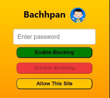 This is the User Interface Where user interact with the Extension and controlls