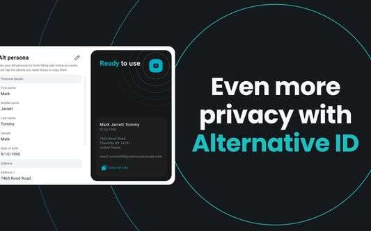 Ancora più privacy con Alternative ID.