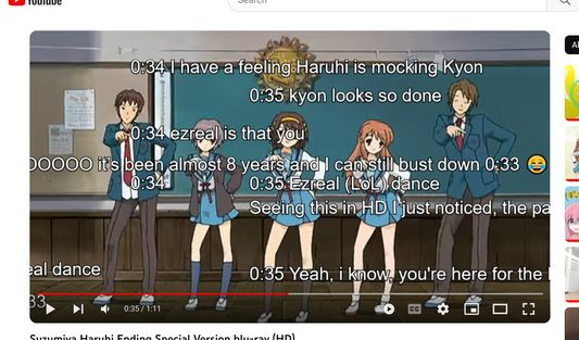 niconico-yt comments on a YouTube video