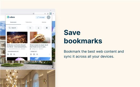 Save bookmarks