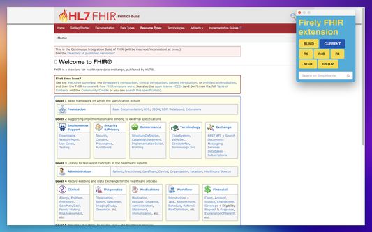 Using the Firely FHIR Extension to switch between core FHIR versions