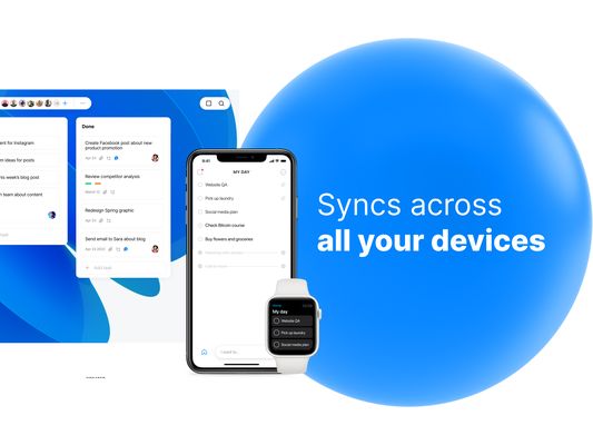 Syncs across all your devices