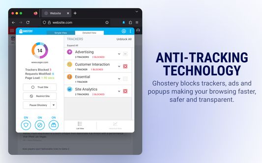 Ghostery – Privacy Ad Blocker Screenshot