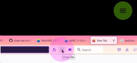 Showing the add-on in MultiVNC