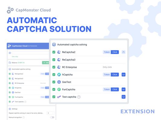 Cloud service for automatic captcha recognition