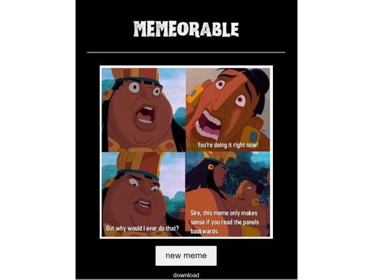 Get a new meme on every click