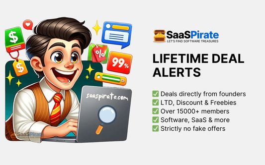 Lifetime deals alerts from SaaSpirate