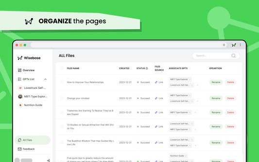 Organize