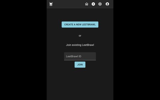 Create or join new Brawls