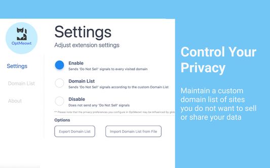 Create your individual settings