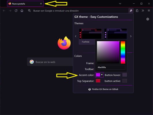 Here shows the color picker UI, you can click on the color you want and the color will apply instantly.