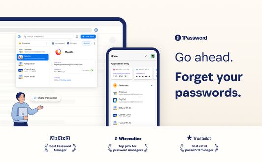 Passwords, credit cards, and logins directly at your fingertips.