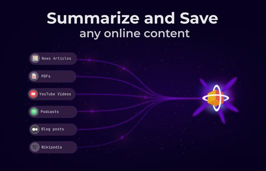 Summarize and Save Online Content