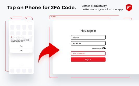 Tap on Phone for 2FA Code