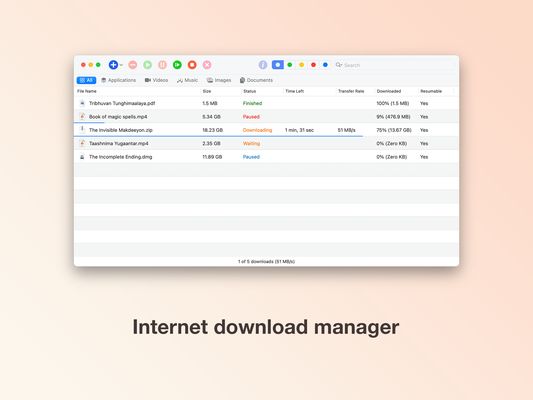 jDM download manager for Mac