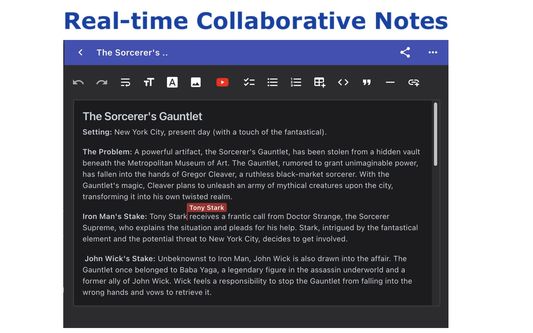 Real-time Collaborative Notes