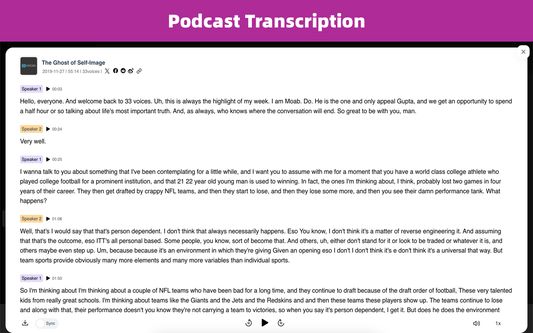 podcast transcription