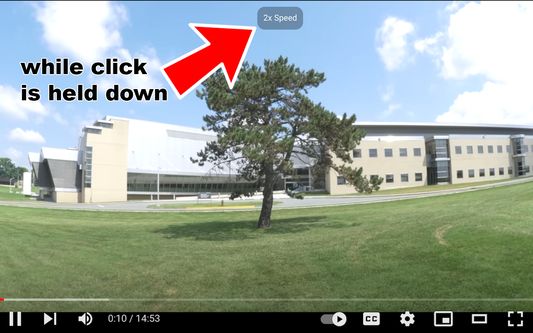 This extension provides extra functionality to YouTube's "hold click for 2x speed" feature