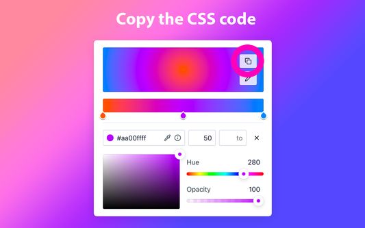 Copy the CSS code