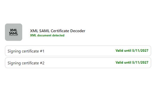 Inspect multiple certificates