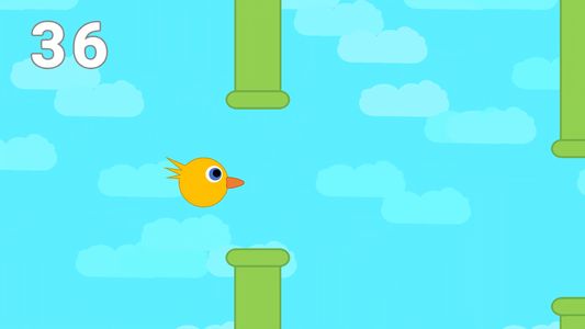 Bird jumping through pipes (again)
