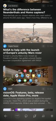 Mobile View of News