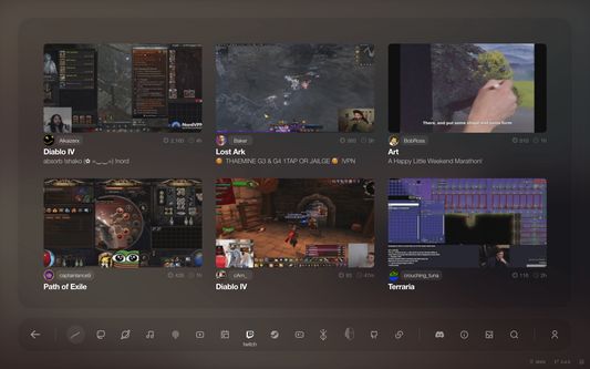 Stay connected with the live pulse of gaming and creative content with startyparty's Twitch feed. This feature curates a list of top streamers, showing you who's currently online. Jump into the action with just one click, ensuring you never miss out on your favorite streamers' li