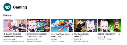 Add-on working on the Gaming category