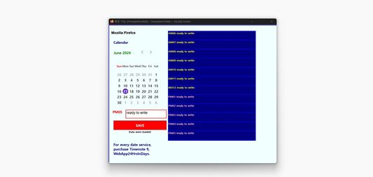 New designed TimetableForWeb.