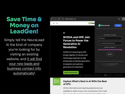 NeuraLead - Lead Generation Example