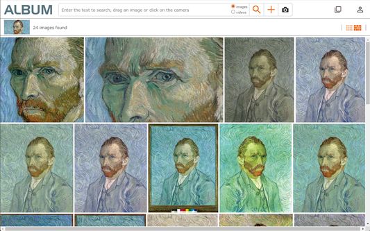 Search results at Album