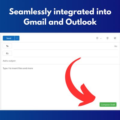 Neuramail seamlessly integrates into Gmail and Outlook