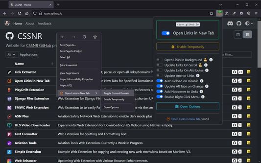 Popup and Context Menu