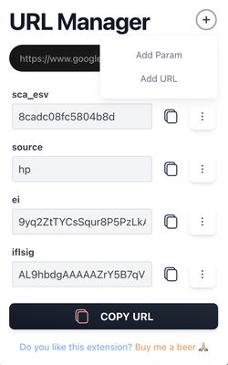 New Feature!: Add URL in case you want to manually add a URL to your current session.