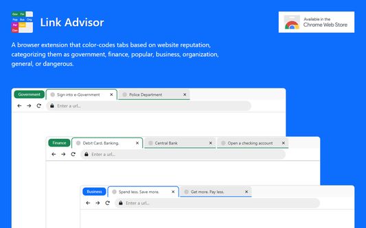 Link Advisor adds essential security features.
