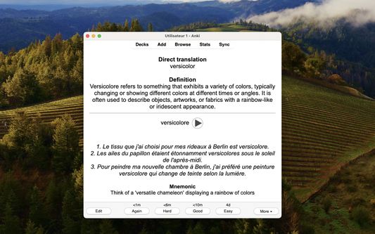 4. Review in Anki: After creating your flashcards, review them in Anki and use the pronunciation guide as many times as you need.
