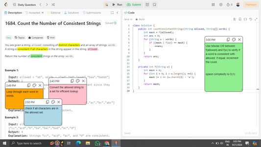Dive into LeetCode challenges while jotting down your insights. Capture key coding strategies and notes seamlessly, making problem-solving a breeze!