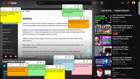 Watch YouTube tutorials and take notes in real-time. Highlight important tips and tricks, ensuring you remember every detail from your learning journey!
