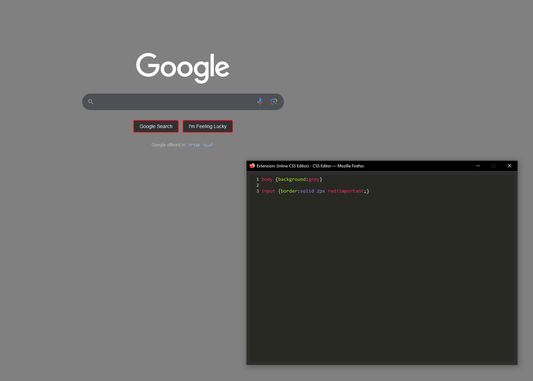 Automatically injects CSS