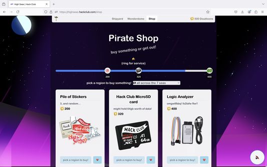 the website with a new bar!