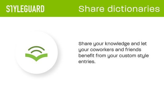 Share dictionaries.
