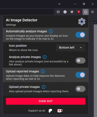 Configurations settings