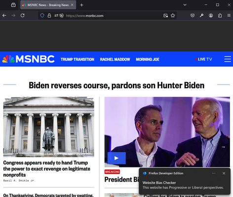 It will help you be balance in the news you read