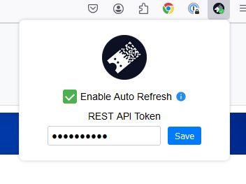 Extension popup UI