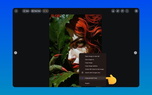 Easy-to-find Context Menu Button